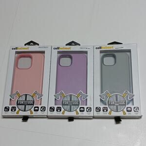 Lot of 3 CellHelmet Fortitude Series Cases iPhone 13 Pro Shockproof Protective